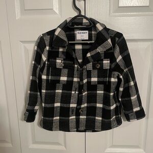 Old Navy Black and White Plaid Jacket